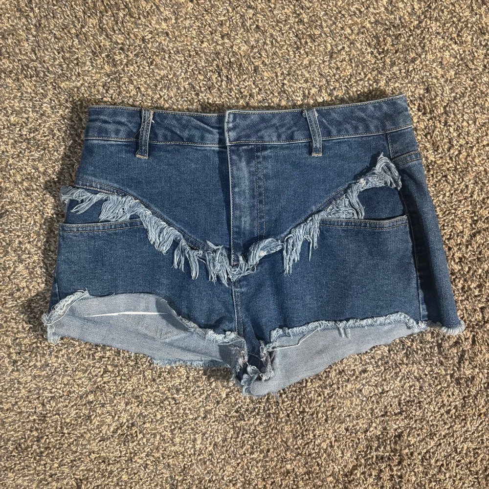 Chelsea and Violet Denim Frayed Women's Shorts